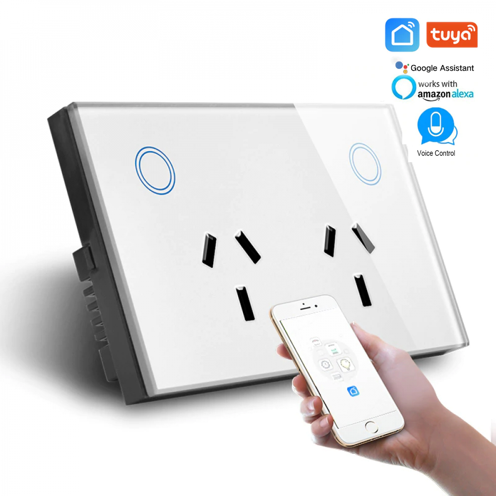 AU Plug WIFI Smart Socket 15A,110-240V Support Amazon Alexa/Google Assistant